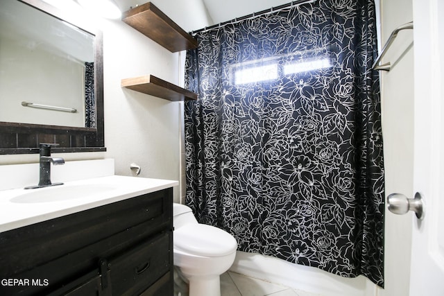 1465 Fito Hernandez St, El Paso, TX 79928 - full bathroom featuring vanity and tile patterned flooring