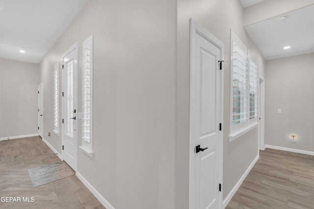 737 Al Smith Ln, El Paso, TX 79932 - corridor with recessed lighting and light wood finished floors