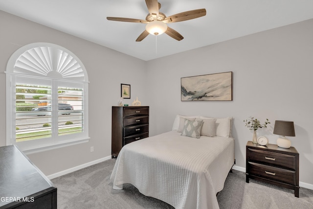 737 Al Smith Ln, El Paso, TX 79932 - carpeted bedroom with baseboards and ceiling fan