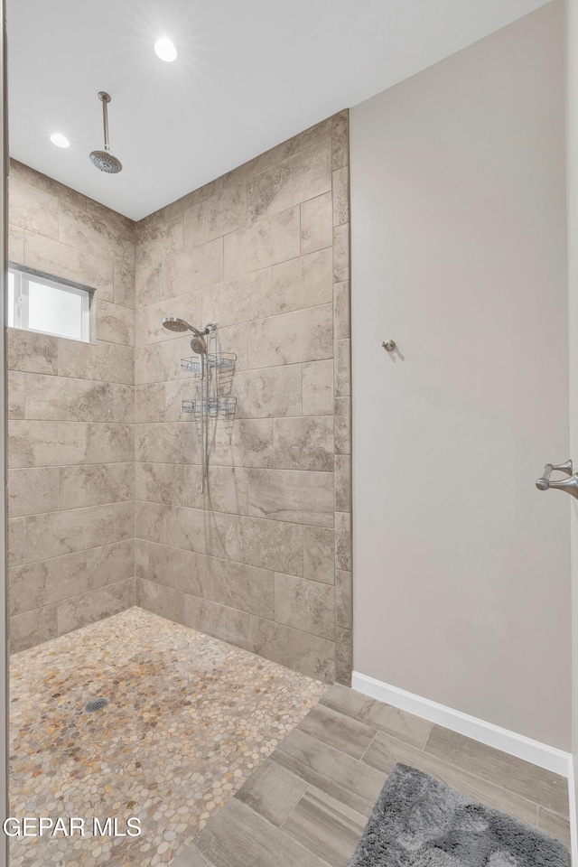 737 Al Smith Ln, El Paso, TX 79932 - full bath with a walk in shower and recessed lighting