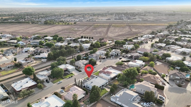737 Al Smith Ln, El Paso, TX 79932 - aerial view of property and surrounding area with nearby suburban area
