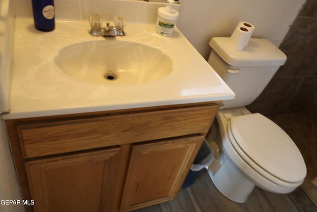 9421 Ariel Rico Ct, El Paso, TX 79907 - bathroom with toilet and vanity