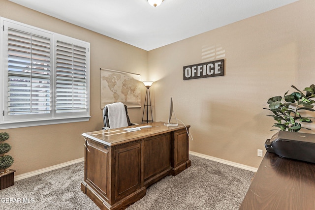448 White Cloud Rd, El Paso, TX 79928 - office area with carpet flooring and baseboards