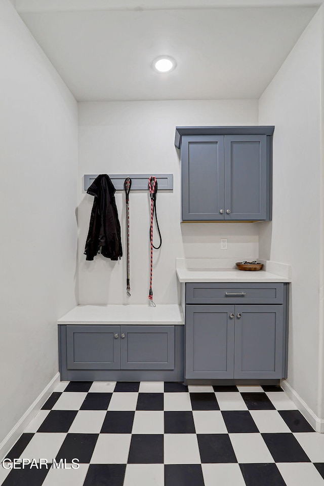 6328 Camino Nogal Dr, El Paso, TX 79932 - mudroom featuring light floors and recessed lighting