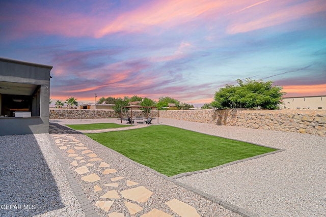 6328 Camino Nogal Dr, El Paso, TX 79932 - view of yard featuring a patio area