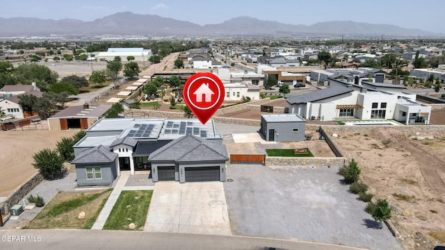6328 Camino Nogal Dr, El Paso, TX 79932 - aerial view of residential area with mountains