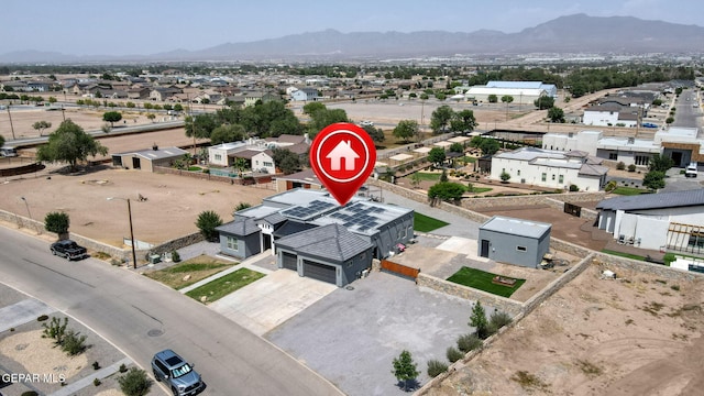 6328 Camino Nogal Dr, El Paso, TX 79932 - aerial perspective of suburban area with a mountain backdrop