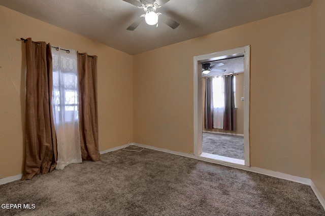 301 Cooley Ave, El Paso, TX 79907 - carpeted spare room with ceiling fan