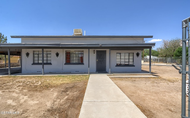 301 Cooley Ave, El Paso, TX 79907 - view of front of property with covered porch and stucco siding
