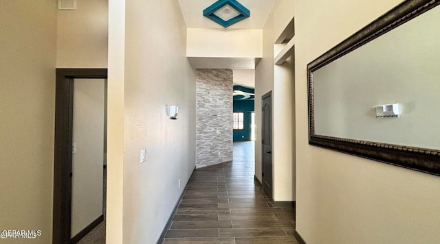 12301 Desert Pine Ave, El Paso, TX 79938 - corridor featuring dark wood-style floors