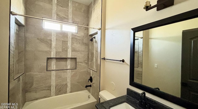 12301 Desert Pine Ave, El Paso, TX 79938 - full bath with shower / tub combination and vanity