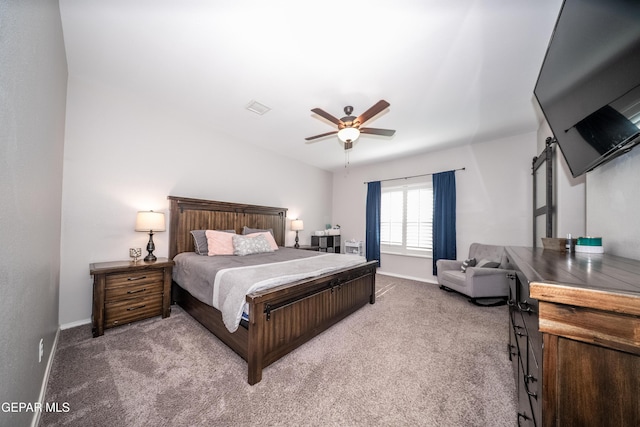 223 Ellesmere Way, El Paso, TX 79928 - carpeted bedroom featuring baseboards and a ceiling fan