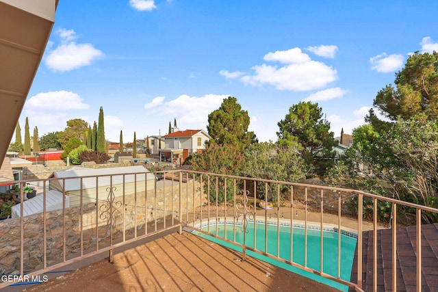 4728 Loma Grande Dr, El Paso, TX 79934 - view of wooden deck