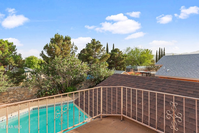 4728 Loma Grande Dr, El Paso, TX 79934 - balcony featuring view of pool