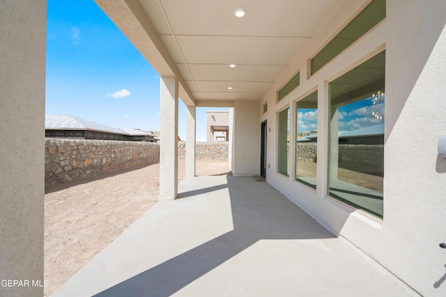 13375 Jeff Winton Dr, El Paso, TX 79928 - fenced backyard with a patio area