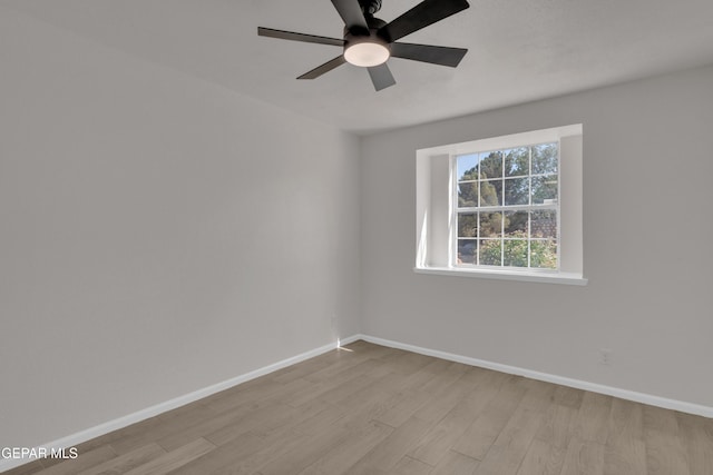 4321 Loma Casitas Rd, El Paso, TX 79934 - spare room featuring light wood finished floors and a ceiling fan