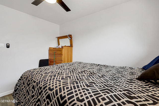9128 Diana Dr, El Paso, TX 79924 - bedroom with ceiling fan