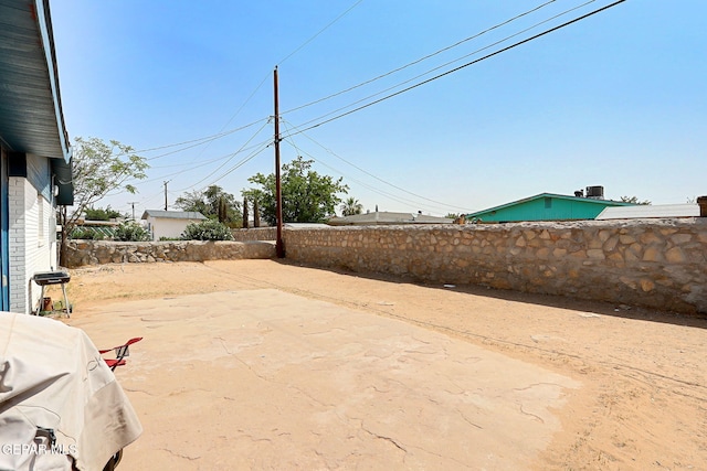 9128 Diana Dr, El Paso, TX 79924 - fenced backyard with a patio