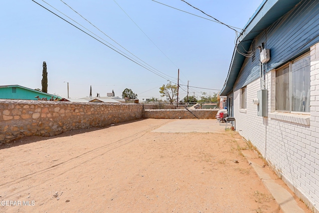 9128 Diana Dr, El Paso, TX 79924 - fenced backyard with a patio