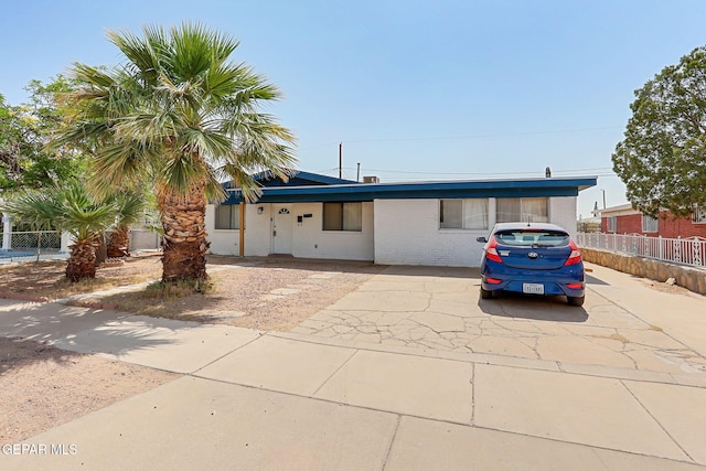 9128 Diana Dr, El Paso, TX 79924 - view of front facade featuring brick siding