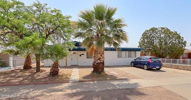 9128 Diana Dr, El Paso, TX 79924 - view of front of home with concrete driveway