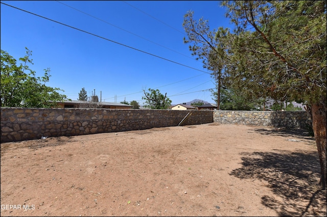 5726 Dearborne Dr, El Paso, TX 79924 - view of fenced backyard