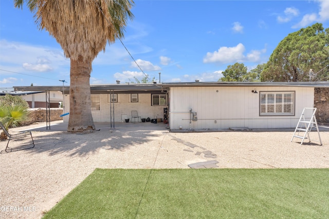 8142 Cook Dr, El Paso, TX 79907 - rear view of property with a patio area