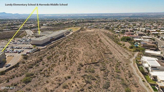 6310 Franklin Crest Dr, El Paso, TX 79912 - drone / aerial view of mountains