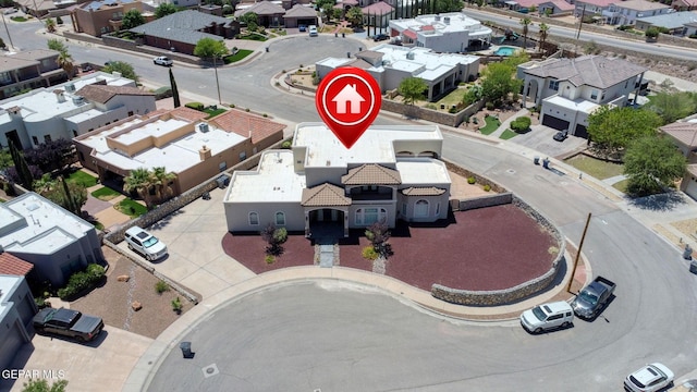 6310 Franklin Crest Dr, El Paso, TX 79912 - aerial view of residential area