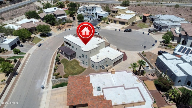 6310 Franklin Crest Dr, El Paso, TX 79912 - aerial view of residential area