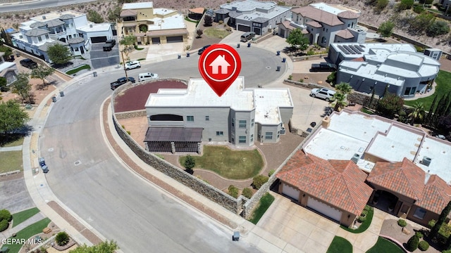 6310 Franklin Crest Dr, El Paso, TX 79912 - aerial perspective of suburban area
