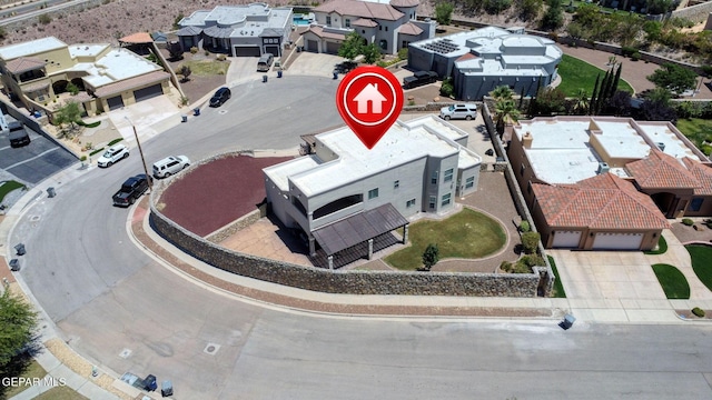 6310 Franklin Crest Dr, El Paso, TX 79912 - aerial view of residential area