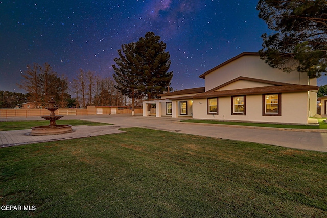 796 Fescue Dr, Canutillo, TX 79835 - view of yard featuring a patio area