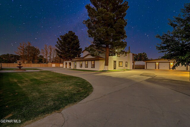 796 Fescue Dr, Canutillo, TX 79835 - view of front facade with stucco siding and concrete driveway