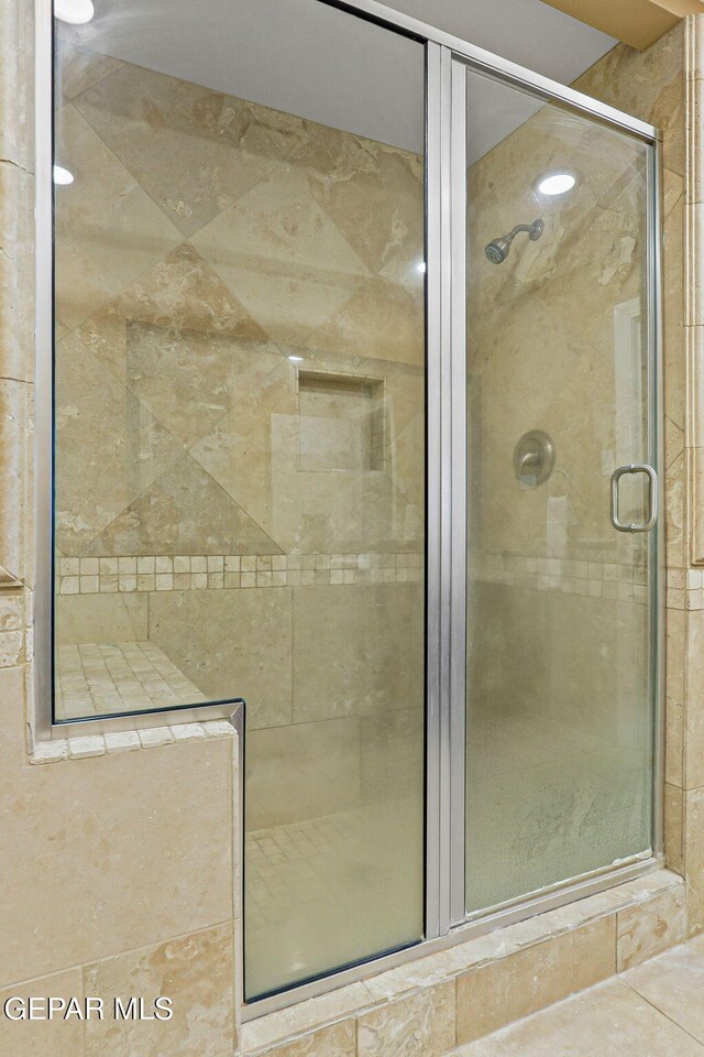 796 Fescue Dr, Canutillo, TX 79835 - full bathroom featuring a stall shower