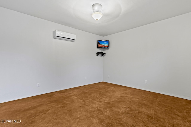 796 Fescue Dr, Canutillo, TX 79835 - unfurnished room featuring an AC wall unit and baseboards