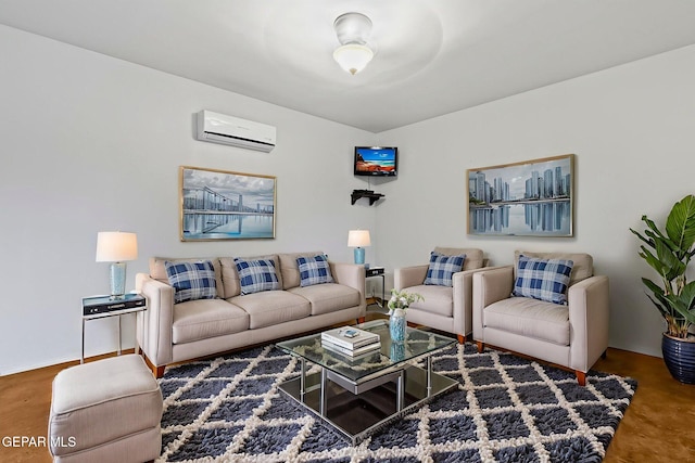 796 Fescue Dr, Canutillo, TX 79835 - living area with a wall mounted air conditioner