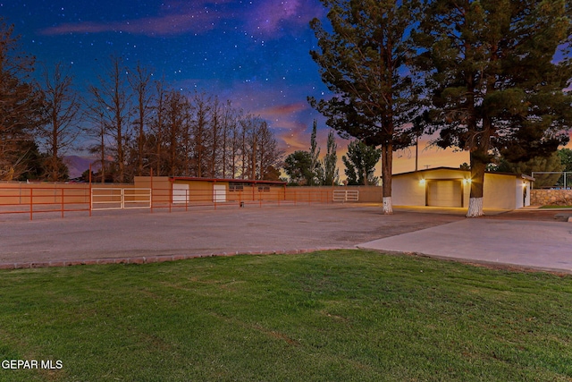 796 Fescue Dr, Canutillo, TX 79835 - view of yard