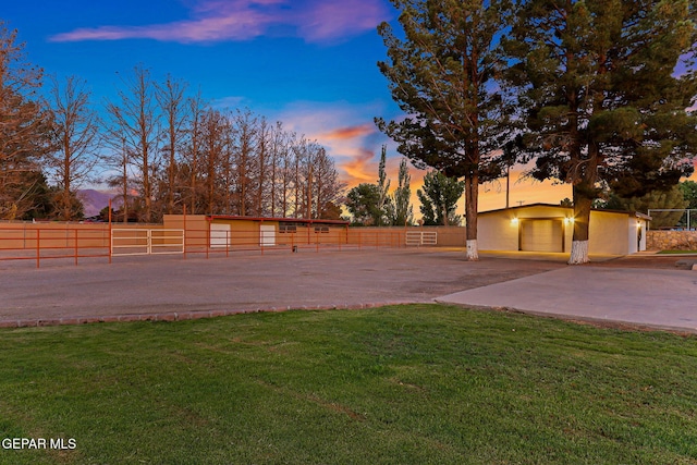 796 Fescue Dr, Canutillo, TX 79835 - view of yard