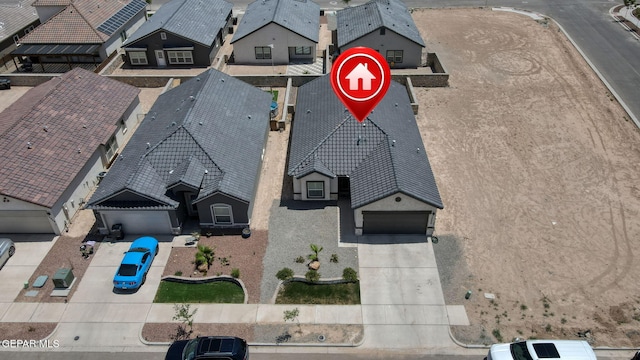 13860 Paseo Sereno Dr, El Paso, TX 79928 - aerial perspective of suburban area