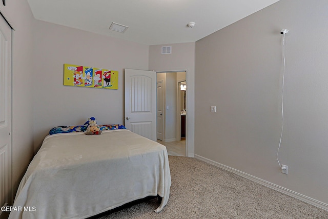13860 Paseo Sereno Dr, El Paso, TX 79928 - bedroom with light carpet and baseboards