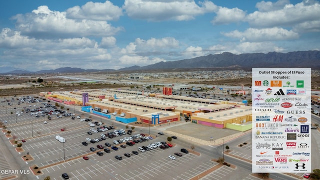 7825 Enchanted View Dr, El Paso, TX 79911 - aerial view of a mountainous background