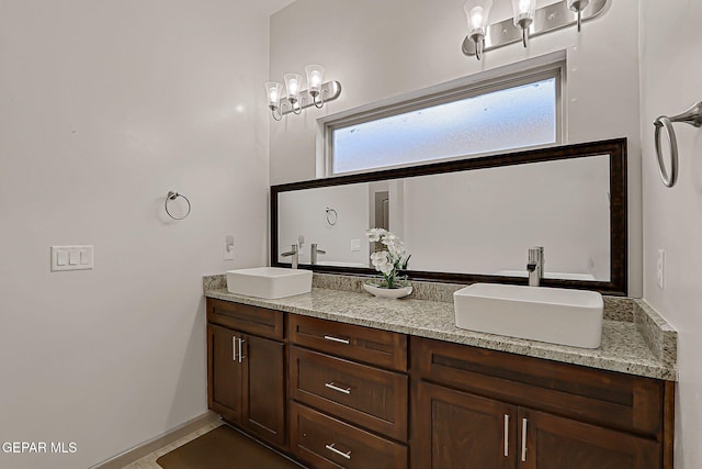 7825 Enchanted View Dr, El Paso, TX 79911 - bathroom featuring double vanity