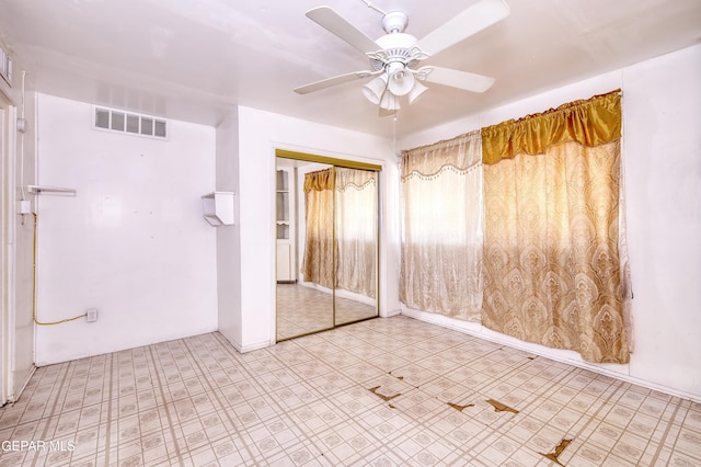 1268 Stanley St, El Paso, TX 79907 - empty room featuring ceiling fan