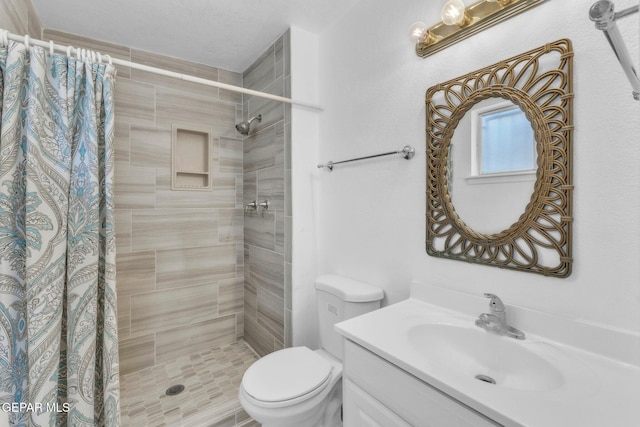 8763 Cathedral Cir, El Paso, TX 79907 - full bath with vanity and tiled shower
