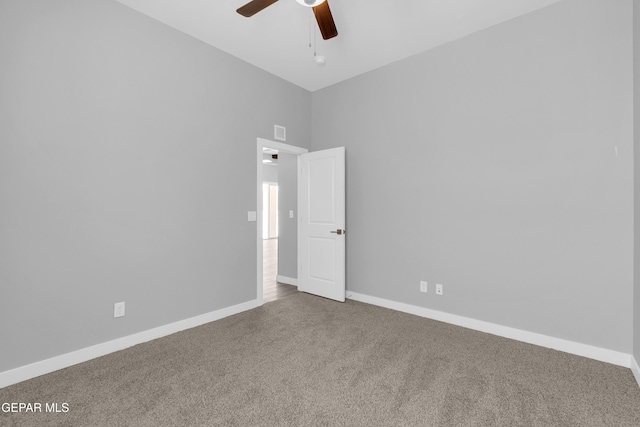 13829 Summer View Ave, Horizon City, TX 79928 - empty room featuring carpet and a ceiling fan