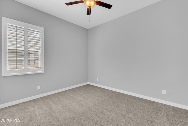 13829 Summer View Ave, Horizon City, TX 79928 - empty room featuring ceiling fan and carpet