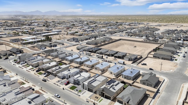 13829 Summer View Ave, Horizon City, TX 79928 - aerial view of property and surrounding area featuring nearby suburban area and a mountain backdrop