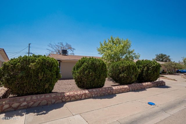 1400 Elmhurst Dr, El Paso, TX 79925 - view of property hidden behind natural elements