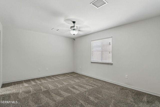 12469 Lanchester Dr, El Paso, TX 79928 - carpeted empty room featuring a ceiling fan and baseboards